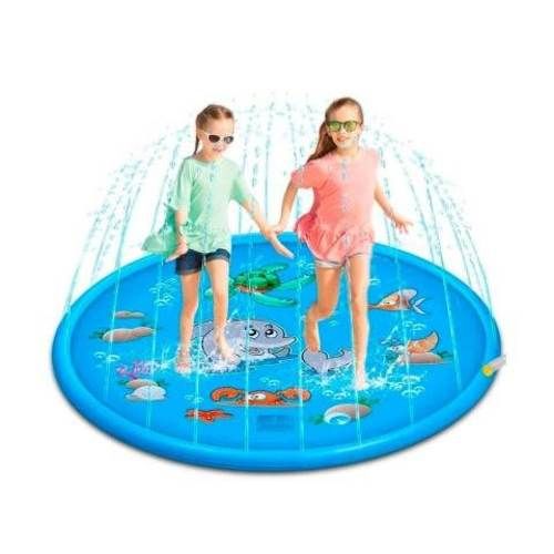 Alfombra de agua para niños estilo cascada 170 cm