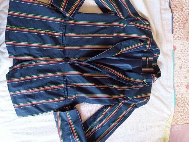 Blazer azul a rayas talla 38