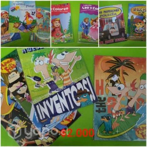 Libros para pintar, variados diseños