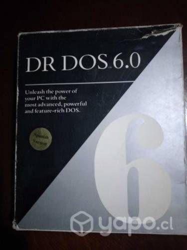 Software DOS 6.0, En Caja Versión Spanish, 2 Flopp