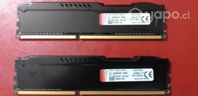 Memoria RAM DDR3, 1x8GB, 2x4GB HyperX Fury HX318C1