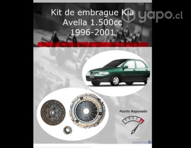 Kit de embrague Kia Avella 1500cc 96-2001