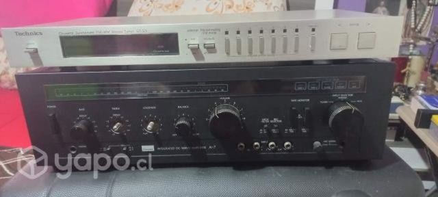 Amplificador sansui y tunner sintetizador technics