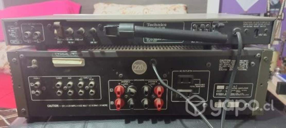 Amplificador sansui y tunner sintetizador technics