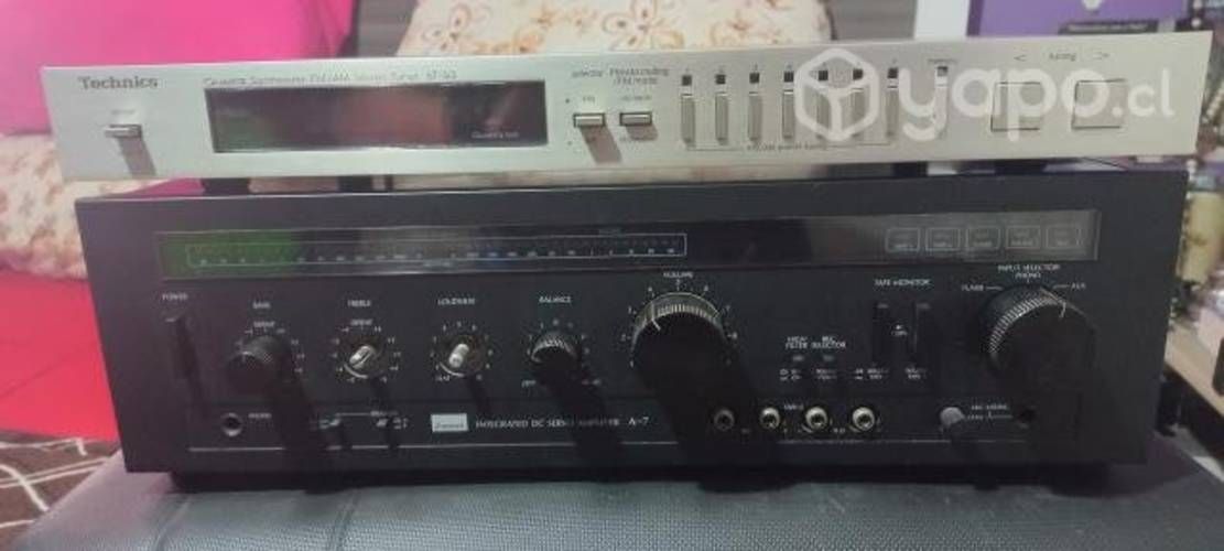 Amplificador sansui y tunner sintetizador technics