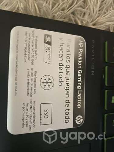 Notebook gamer HP pavilion rtx1050