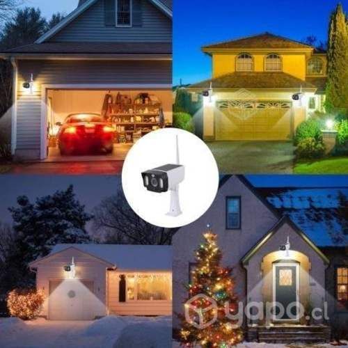 Foco Solar Luz Con Sensor Movimiento Modelo Camara
