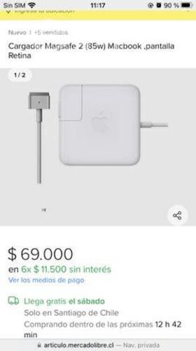 Cargador MacBook Air