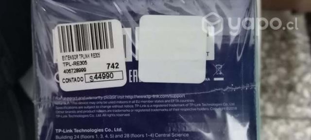 Repetidor tp-link ac1200 re305