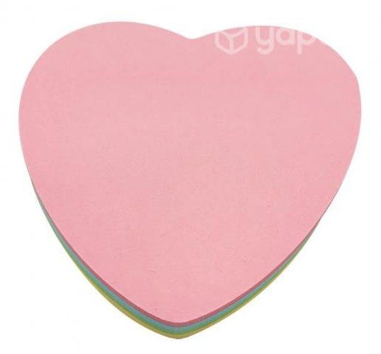 Notas adhesivas corazon