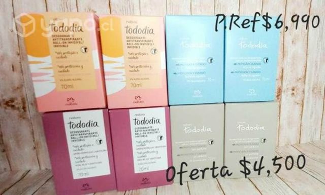 Desodorantes tododia en roll on natura