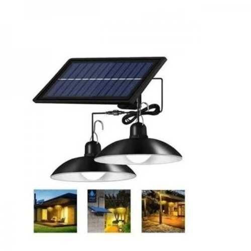 Ampolleta Colgante Tipo Plafon Solar X2 Carga