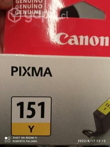 Tinta canon 151 yellow original