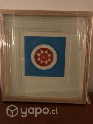 Cuadro SOL de Jorge Lankin grabado aguafuerte 3/60