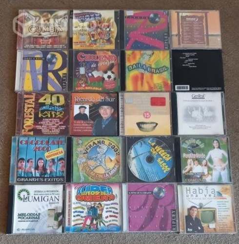 Lote 18 cds originales exitos bailables originales