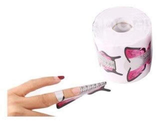 Moldes mariposa para uñas 300un.