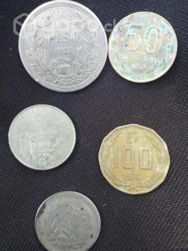 Monedas chilenas antiguas