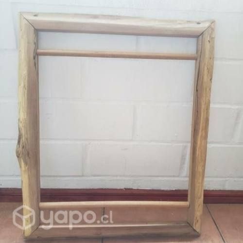 Telar cuadrado de madera estilo cuadro