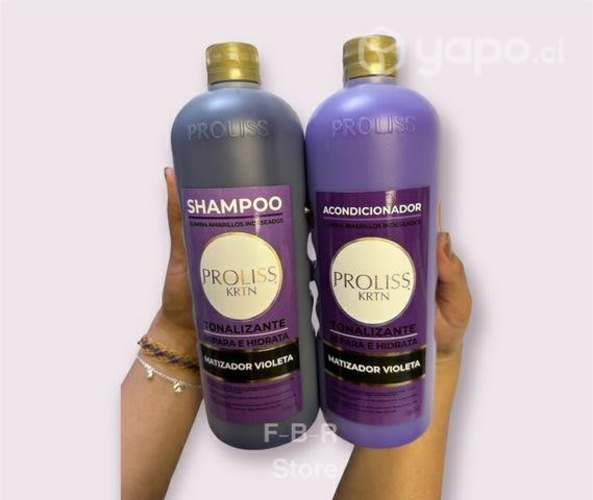 Shampoo Más Acondicionador Matizador Violeta-