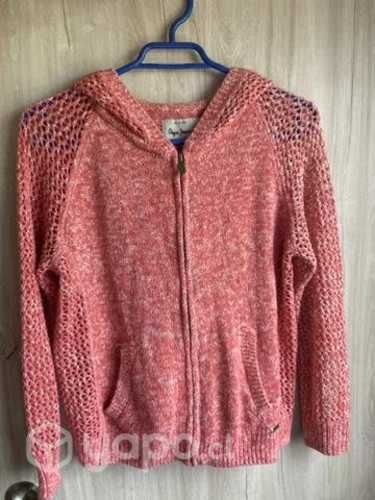 Chaleco de verano color rosado marca pepe jeans