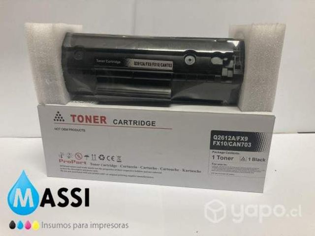 Toner alternativo nuevo para hp q2612a