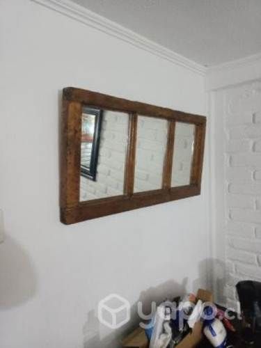 espejo vintage de marco ventana