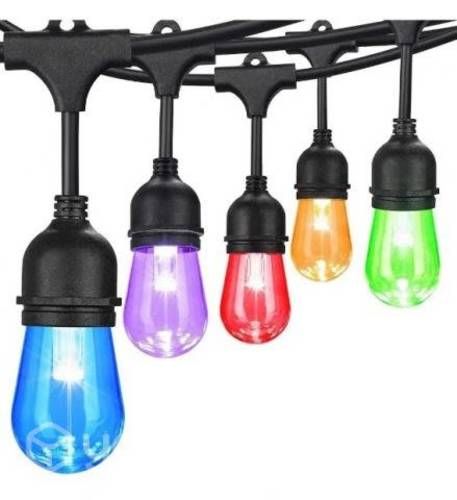 Guirnalda Decorativa 10mts + 10 Ampolletas Colores