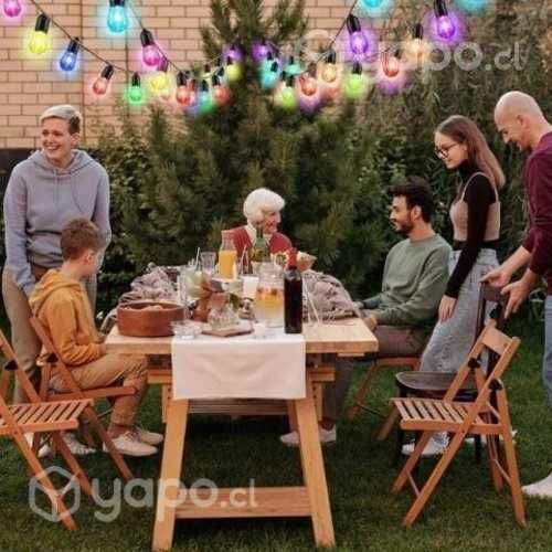 Guirnalda Decorativa 10mts + 10 Ampolletas Colores