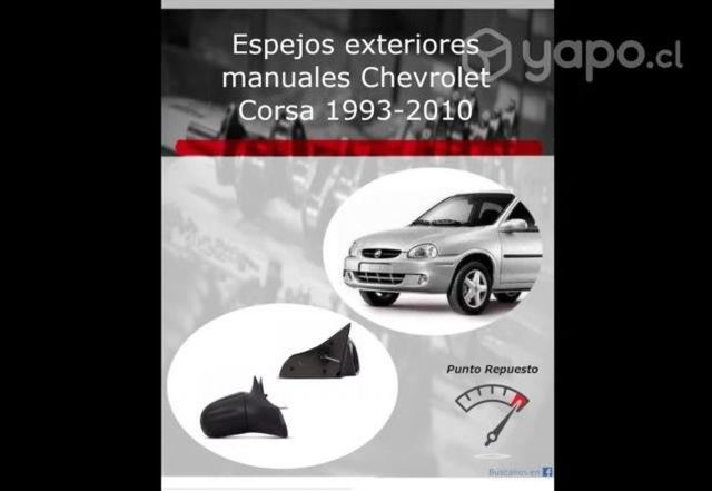 Espejos exteriores manuales Chevrolet Corsa 93-10