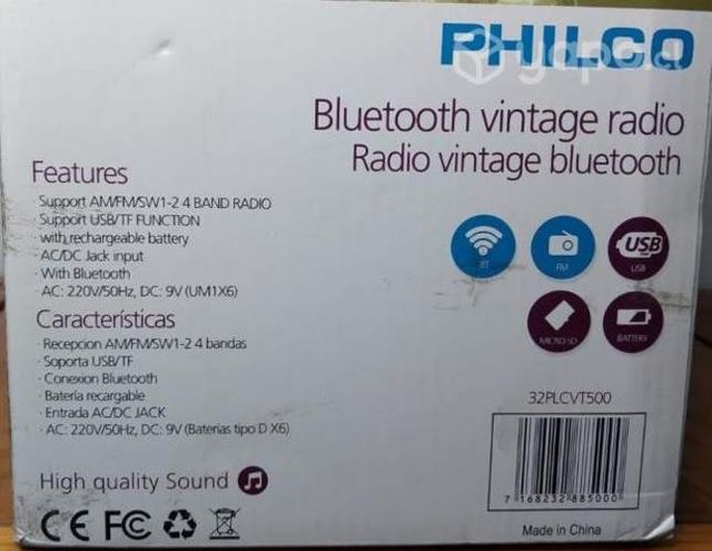 Radio vintage philco vt500