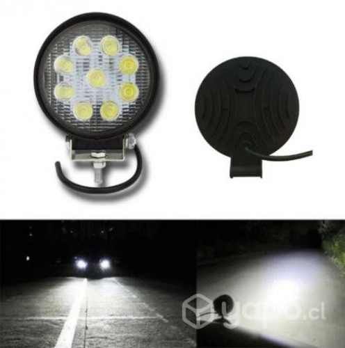 Foco Led Neblinero 27w Redondo 9 LED 12V 24V