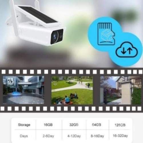 Camara Seguridad SOLAR IP Wifi INALAMBRICA Full Hd
