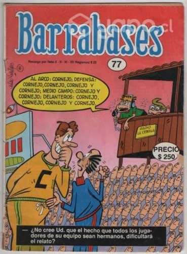 Comic Barrabases 77 El Señor Cornejo