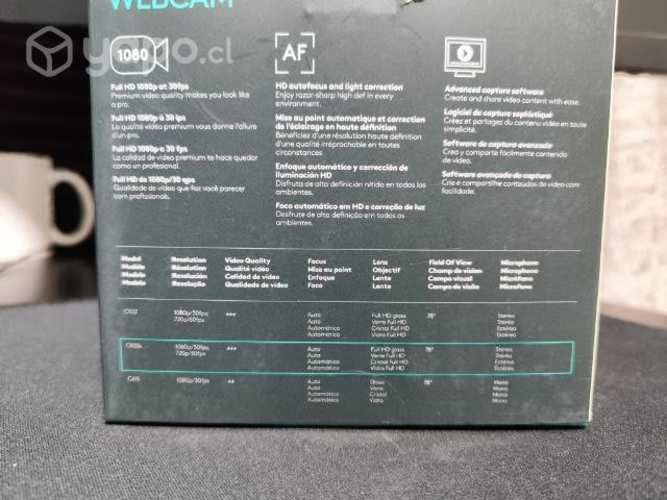 Cámara Logitech C920s Pro