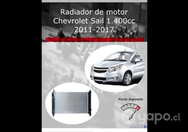 Radiador de motor Chevrolet Sail 2010-2017