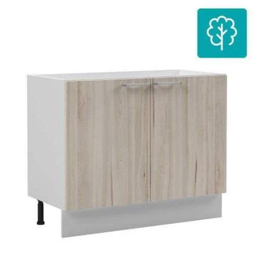 Mueble base 2 puertas sin cubierta