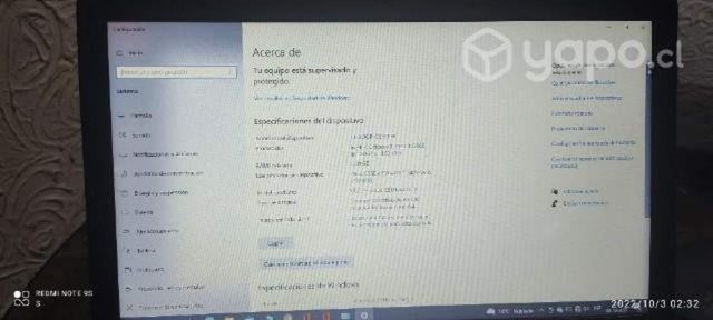 Se vende Notebook HP