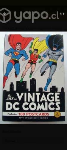 The Art of Vintage DC Comics 100 tarjetas postales