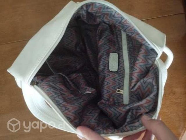 Cartera blanca amphora