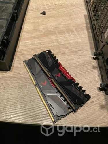 16GB DDR4 3200mhz (2x8GB) RAM PNY ROJO