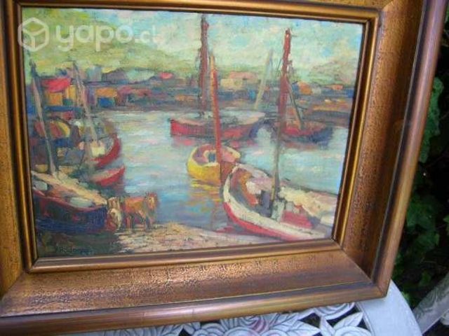 Oleo Antiguo sobre madera