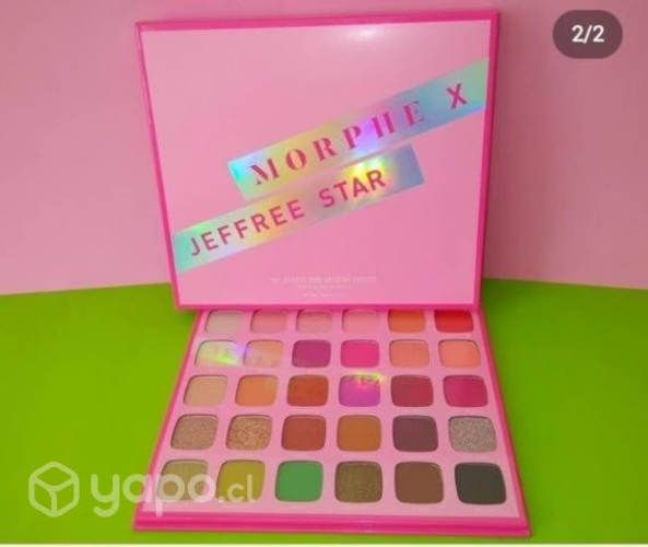 Lote de sombras de maquillaje