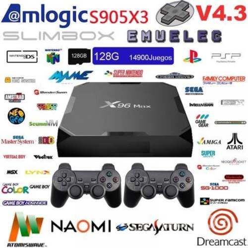 Consola Retro 128GB S905x3 Emuelec v4.3
