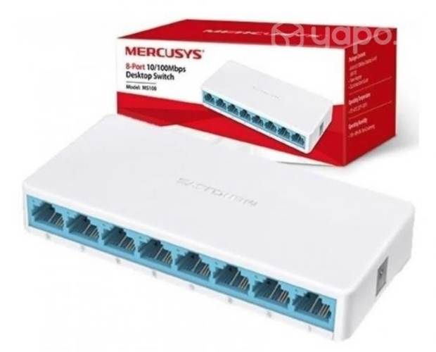 Switch Mercusys Ms108 Serie Desktop 8 Bocas