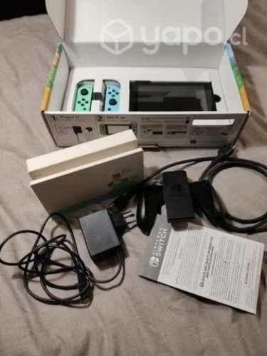 Nintendo Switch Animal Crossing Edition Semi Nueva