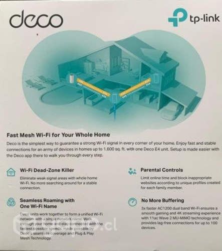 Router, Sistema Wi-fi Mesh Tp-link Deco E4 Blanco
