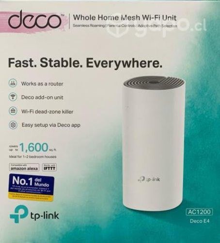 Router, Sistema Wi-fi Mesh Tp-link Deco E4 Blanco