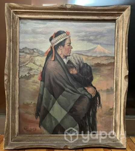 Pintura óleo de hector robles acuña