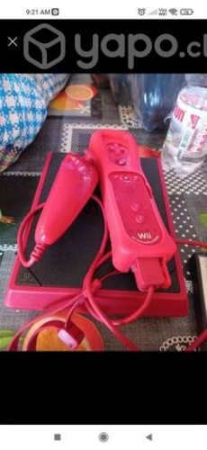 wii con 4 juegos originales joystick