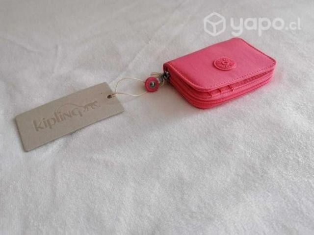 Billetera kipling pequeña rosada